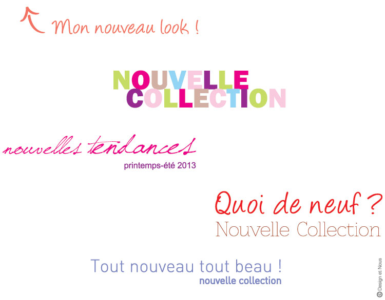 Pour le Printemps Annoncez vos Nouvelles Collections Design et nous