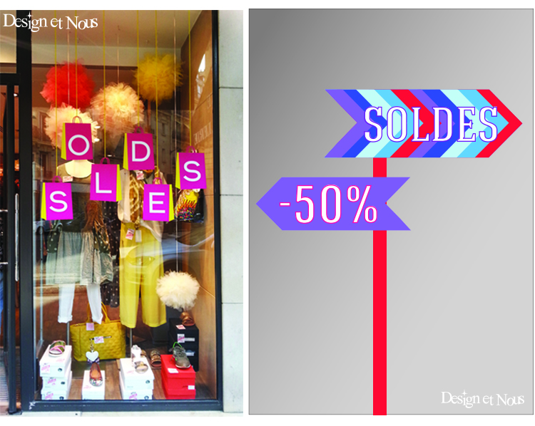 Nos idées pour décorer vos vitrines et mettre en avant vos promotions  pendant les soldes - Design et nous