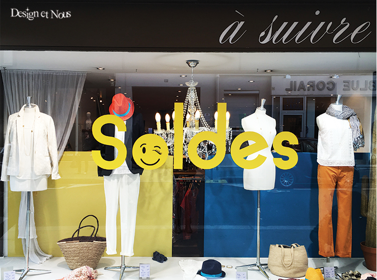 Des idées de décoration de vitrine pour les Soldes : A voir chez Design Et  Nous