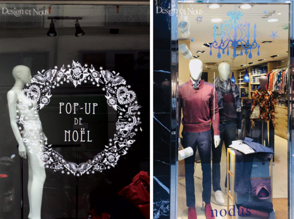 Merchandising : Créez la magie de Noël sur vos vitrines de magasin ! - Design et nous