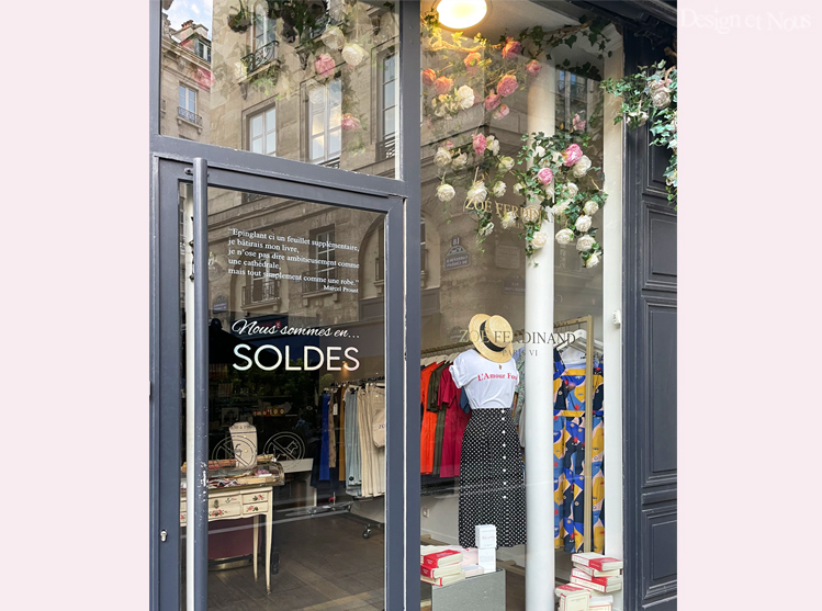 Pack Soldes décoration vitrine et étiquettes soldes pour institut